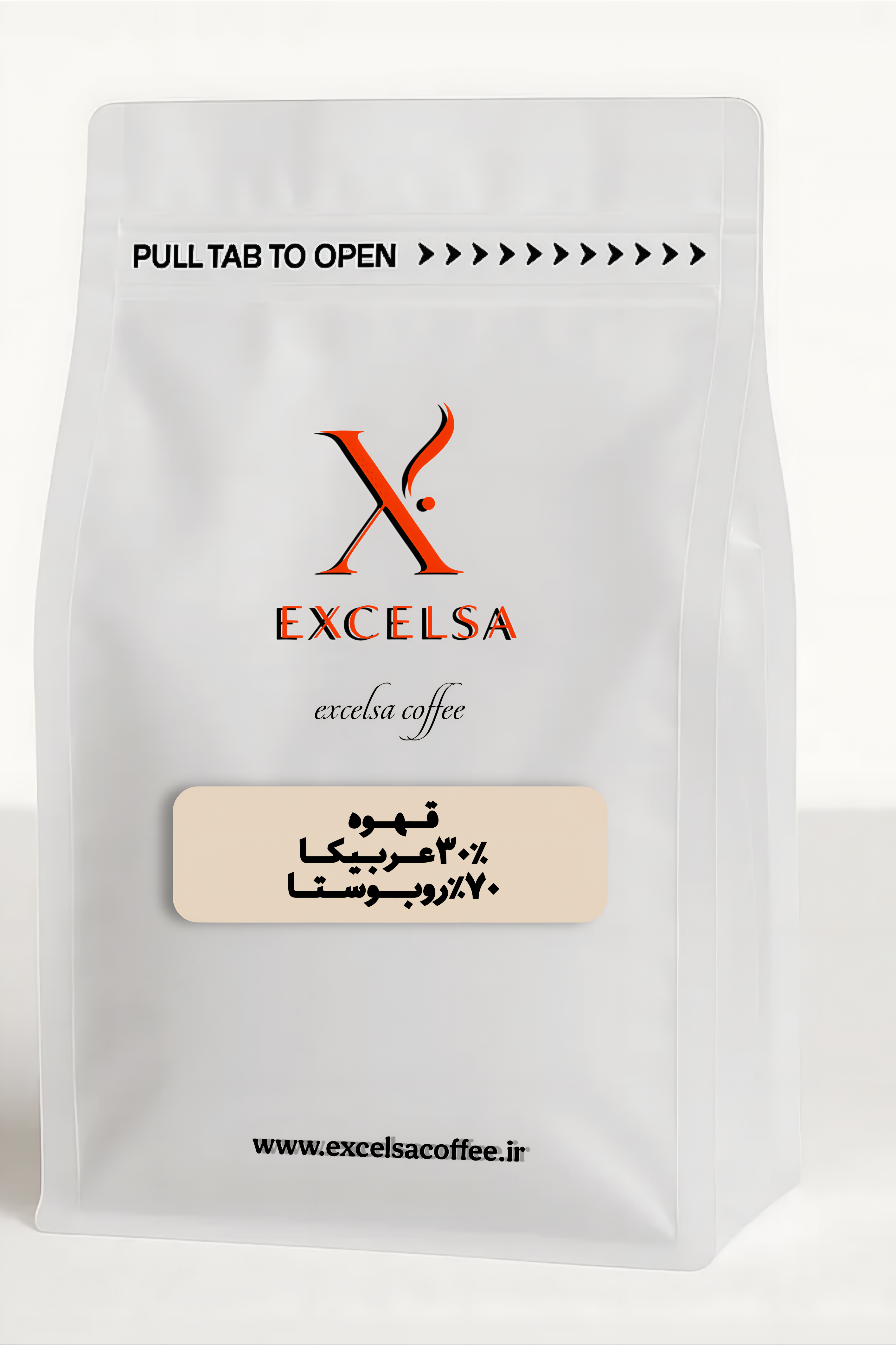 قهوه ۷۰درصد روبوستا (۱کیلوگرمی )اکسلسا